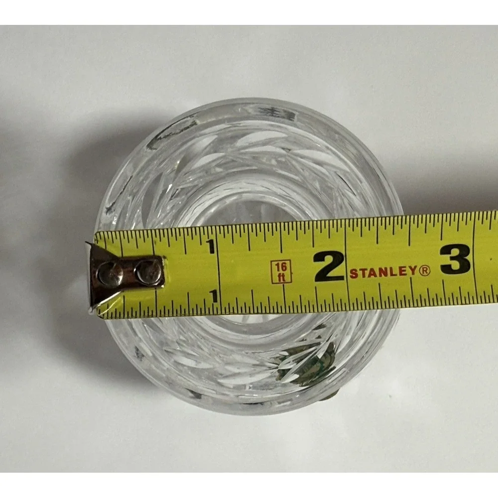 Vintage Waterford Alana Crystal Bud Vase Signed Original Sticker 3.75